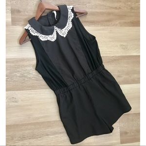 Irene’s Story Romper with Lace Collar